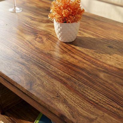 sheesham wood coffee table with storage