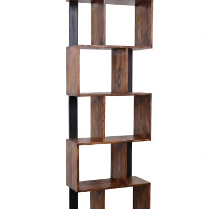 solid wood bookshelf unit for living room