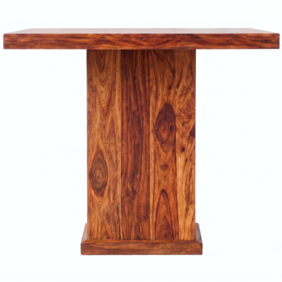 Solid wood square dining table set with four chairs