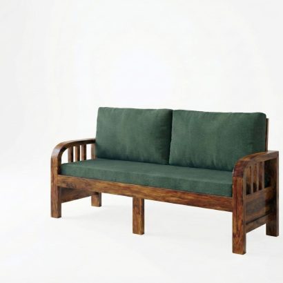 solid wood 3 seater sofa for living room