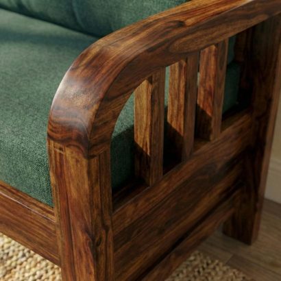 solid wood 3 seater sofa for living room