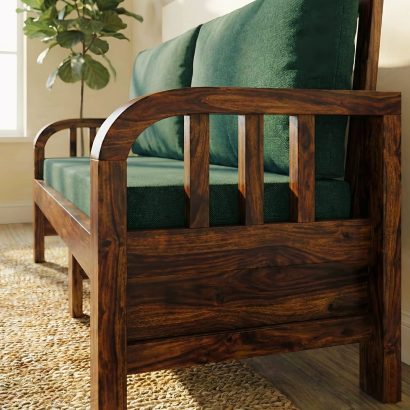 solid wood 3 seater sofa for living room