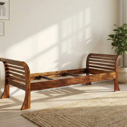 Solid Wood divan sofa bed for living room