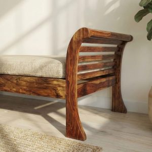 Solid Wood divan sofa bed for living room