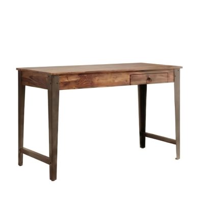 modern wooden writing desk with drawer solid wood study table for home office