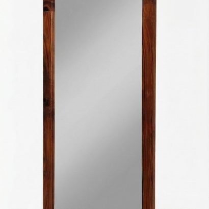 wooden arched mirror for living room interior design